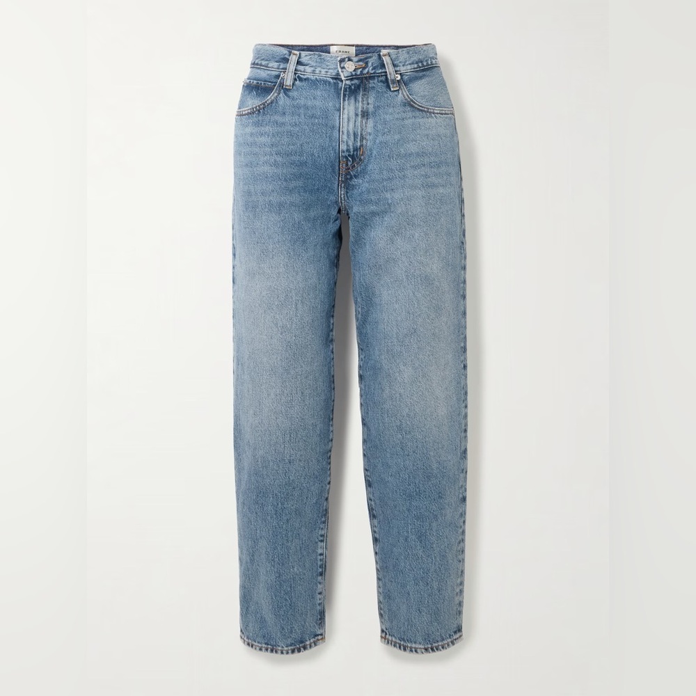 FRAME The Candle Cropped Mid-Rise Straight-Leg Jeans Size 28 – NWT